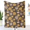 3D Printed Flannel Halloween Blanket Thickened Double-Layer Multifunctional Decorative Blanket Air Conditioning Blankets 150x200