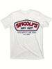 Spicolis Surf Shop Retro Logo T-Shirt Vintage 1981 Grafik-T-Shirt mit Geschmack Wellen Cooler Buzz Slogan Unisex Streetwear Baumwolle