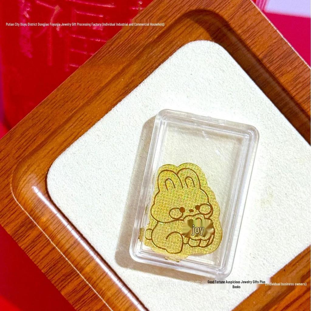 Pure Gold 999 Horse Year Phone Sticker for Wealth and Health - Popular Douyin Live Seller