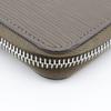 Louis Vuitton Zippy Wallet Purse M60967 Vertical Taupe Brown Epi Leather Unisex Used