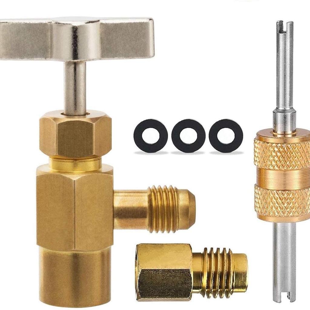 TT1214 R134A Puncture Refrigerant Valve Adapter for EU/US