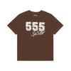 Foreign Trade Meichao Sp5der555555 Spider Web Printing Summer Loose Trend Men's and Women's Couples Short Sleeve T-Shirt Summer