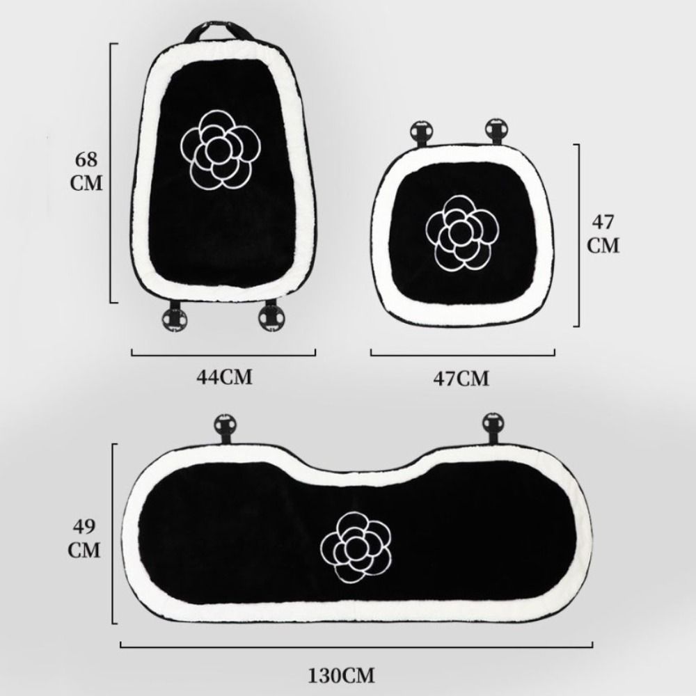 Front Chair Seat Car Seat Cushion Car Seat Cover Flower Car Head Pillow Auto Seat Back Cushion