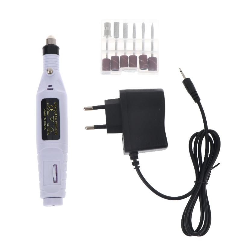 Electric Nail Sander Machine Adjustable Speed Drill Set for Acrylic Gel Nails Removal and Shaping