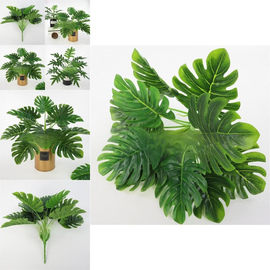 Faux Plant Wall Panel With Plastic Monstera Deliciosa Liebm For Office And Home Decor
