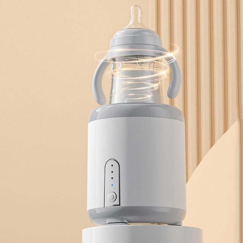 Electric Baby Formula Mixer Pitcher Auto Mixing Travel Friendly Hands Frees Infant Bottle Shaker for Breastmilk & Powder