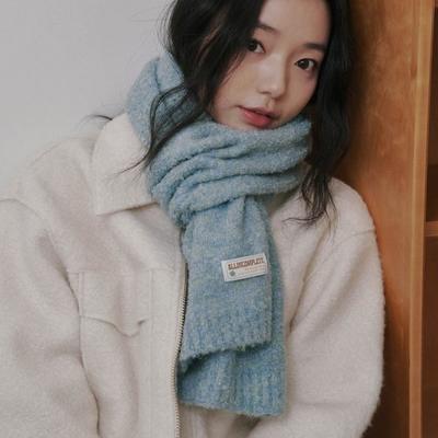 Bubble Boucle Knit Scarf  6 Colors 