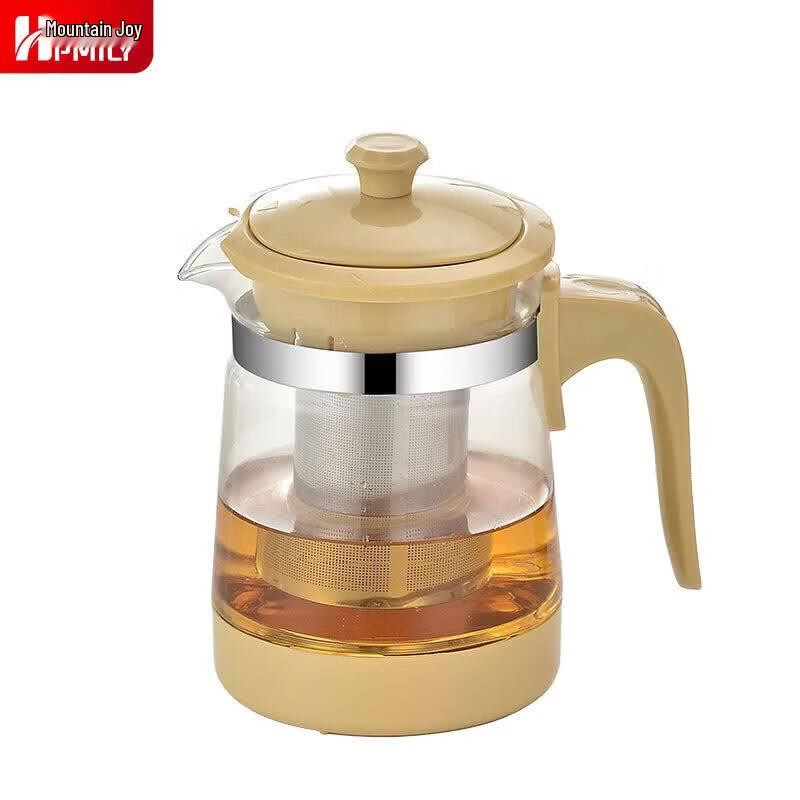 HPMILY Glass Teapot Set with Stainless Steel Filter