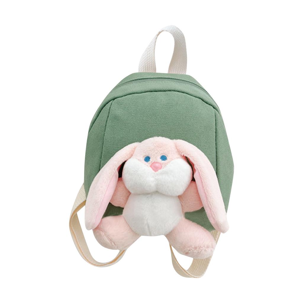 Kindergarten Cartoon Bunny Backpack Stylish Boys And Girls Cute Schoolbag
