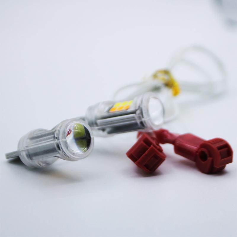 Motorcycle Turn Signal Two-Color Tail Daytime Running Light Motorcycle Car Accessories Tail Lamps Super Bright