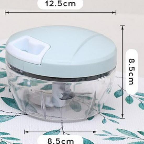 Multi-Functional Hand-Pulled Vegetable and Meat Chopper with Garlic Press