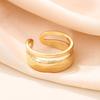 18K Open Minimalist Hollow Ring: Elegant, Versatile, High-End Design