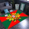 1PC Rug Portuguese Coat Of Arms Carpet, Chair Rug,Area Rug for Office Bedroom Living Rooms Bedroom, Doormat Decor Christmas Fan Gifts