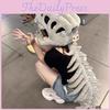 Creative Skeleton Dinosaur Filled Headgear Children And Adult Role Props Playing