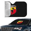Luxury A-AbarthS-S Logo Car SunShade Visor Reusable Aluminum Foil UV Protector Suction Cups Heat Three-layer Insulation
