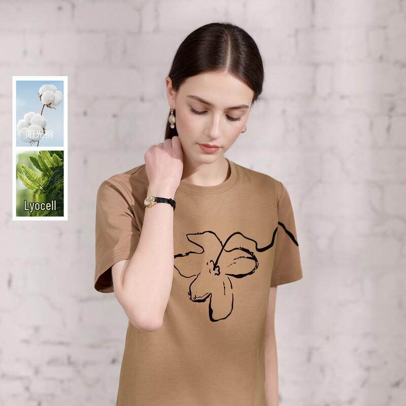 Sancai Women s 2026 Summer Printed Short Sleeve T-Shirt S