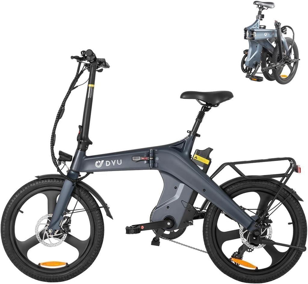 DYU T1 Electric City Bike 20" Tires 250W Motor 36V 10Ah Battery