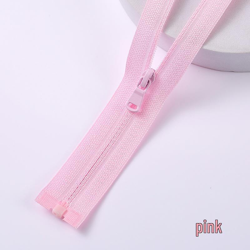 Children s and Adult Sports Apparel: High-Grade Sun Protection with No. 3 Nylon Reverse Coil Invisible Zipper Pink 40cm