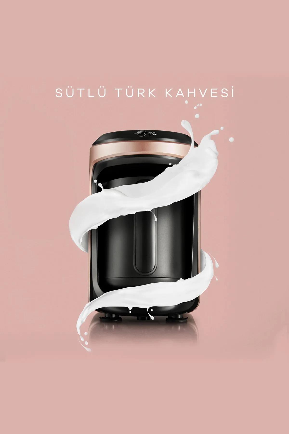 

Турецкая кофемашина Karaca Hatır Hüps Milk Rosegold