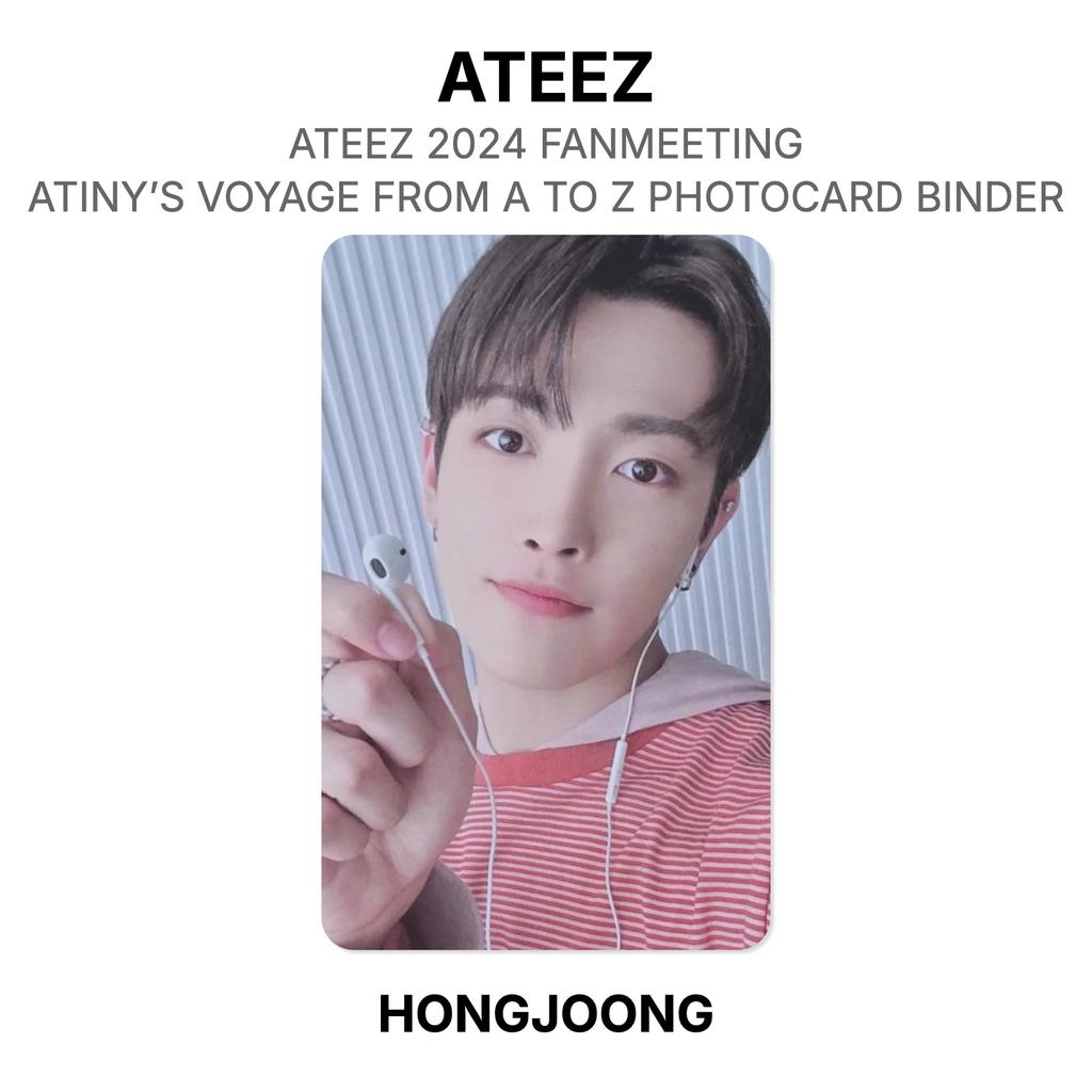 ATEEZ ATEEZ 2024 FANMEETING ATINY’S VOYAGE FROM A TO Z PHOTOCARD BINDER Official Photocard
