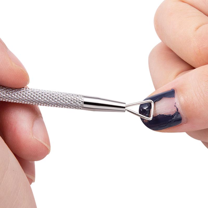 Stainless Steel Nail Polish Remover & File - Multi-functional Degreaser & Beauty Tool for Beginners