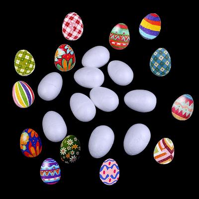 10Pcs Diy Foam Easter Eggs Foam Crafts For Easter Party Decor 3/4/5/6/7Cm Eggs