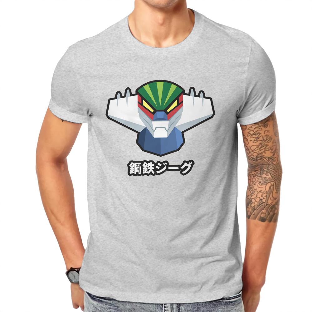 ZX Kotetsu Jeeg Roboter T-Shirt Klassisch Punk Sommer Baumwolle Herren T-Shirts Harajuku Rundhals T-Shirt