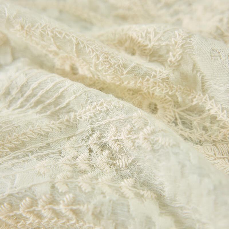 Women's French Style Lace Jacquard Blouse