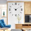 Cross Border Minimalist Living Room Art Clock DIY Mute Wall Clock 3D Stereo Punch Free Decorative Wall Sticker Clock