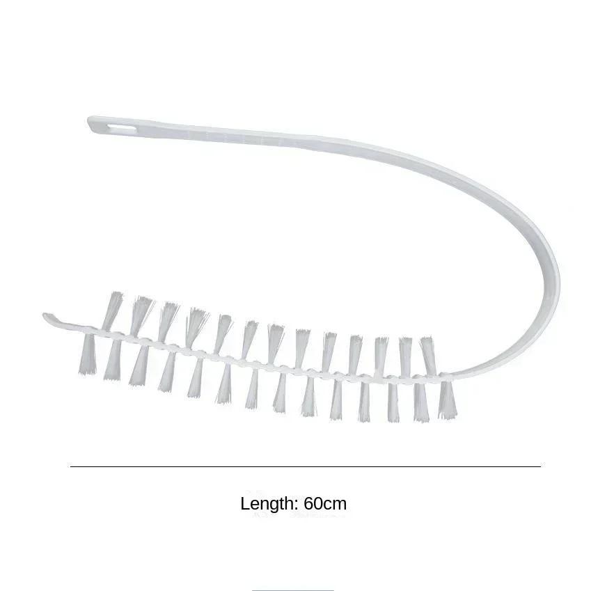 

Щетка для чистки барабанной стиральной машины Универсальная щетка для чистки радиаторной сушилки Внутренний барабан Щетка с длинной ручкой Инструмент для мытья белый