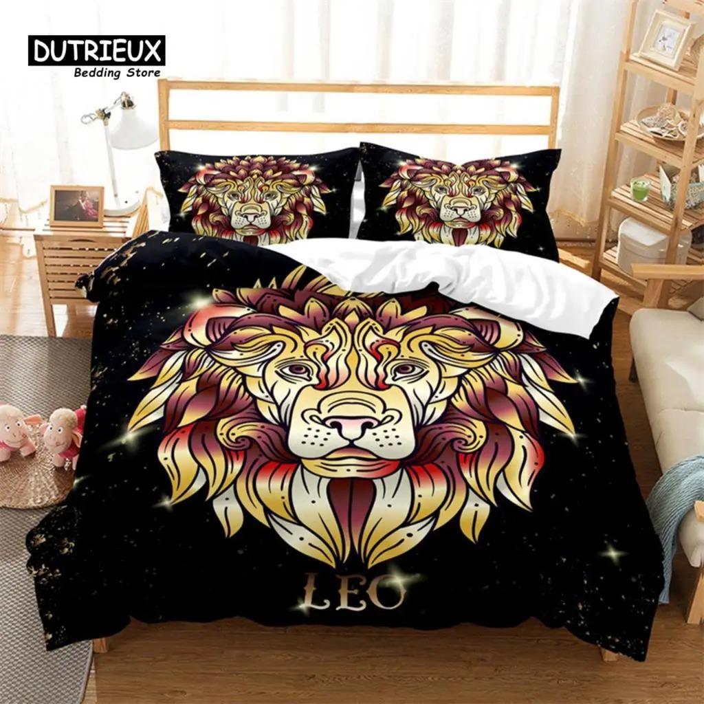 Mystery Constellations Duvet Cover Exotic Abstract Art Bedding Set Microfiber Comforter Cover King Queen For Adults Kids Bedroom