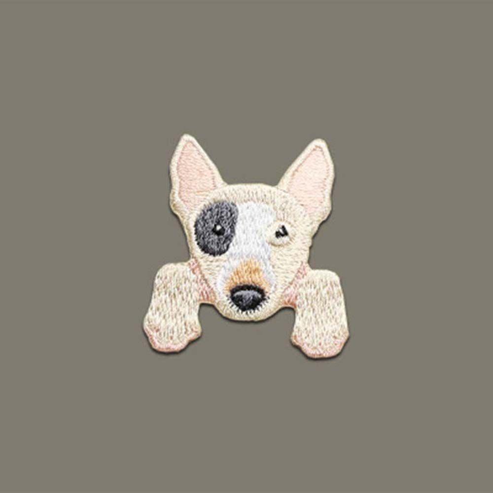 Cute Iron On Small Dog Patch Backpack Decoration Clothing Patches Applique