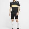 Nike Maglietta da Calcio a Maniche Corte Dri-Fit Academy ad Asciugatura Rapida Uomo Top Nero Bianco Oro BQ7353-010