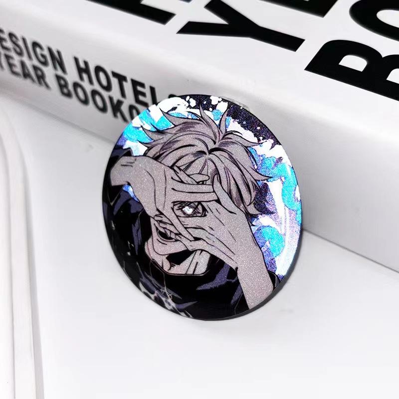 Jujutsu Kaisen Gojo Satoru Geto Suguru Spilla Anime Doppia Flash Riflettente Merchandising Anime Collezione Fan Articoli Otaku