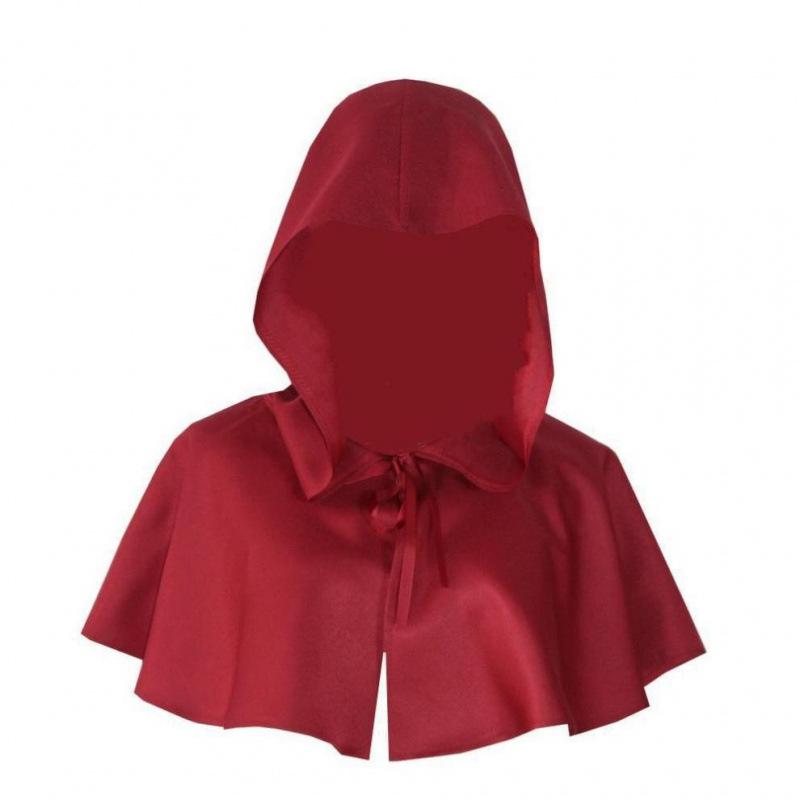 

Halloween Costume Reaper Cloak Medieval Hooded Cloak Adult Blue Average Size Wizard Hood Shawl One Size