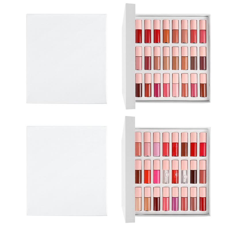 Mini Bottle Lip Gloss Set - Cross-Border Hot Seller (No Logo)