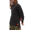 Vans X Raeburn Logo Print Crew Neck Pullover Long Sleeve T-Shirt Unisex Tops Black VN0A7SOZBLK