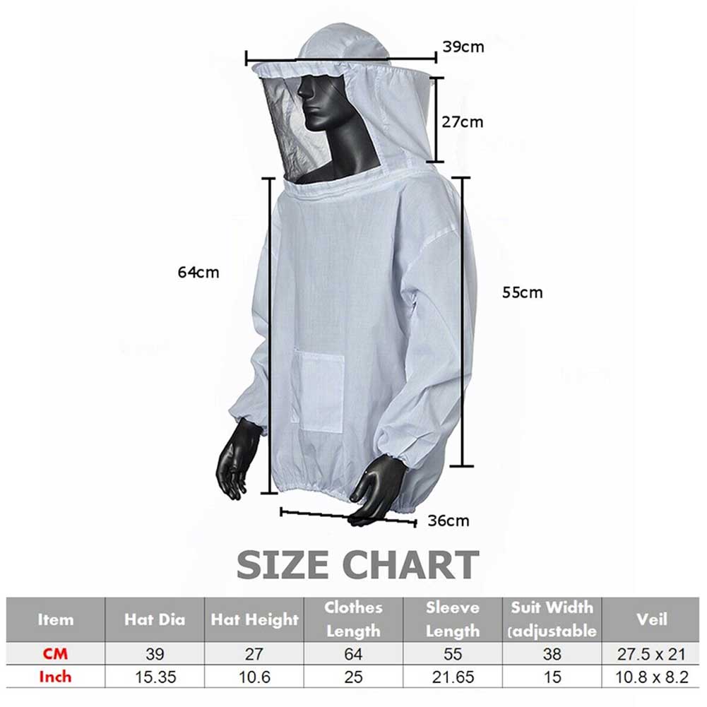 P-rotective B-eekeeping Jacket B-eekeeping Suit Hat B-eekeeper Suit Apiculture Bee Clothes P-rotection B-eekeeping Suit