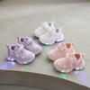 Girls Toddler Chunky Sneakers Fall Lightweight Anti-Slip Casual Shoes With LED Lights Ages 1-6