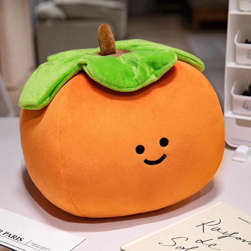 Peluche Frutta Faccina Sorridente Peluche Morbido Banana Pesca Cachi Pera Pomodoro Mela Peluche Carino Piccolo Accessorio Decorazione Casa Regalo