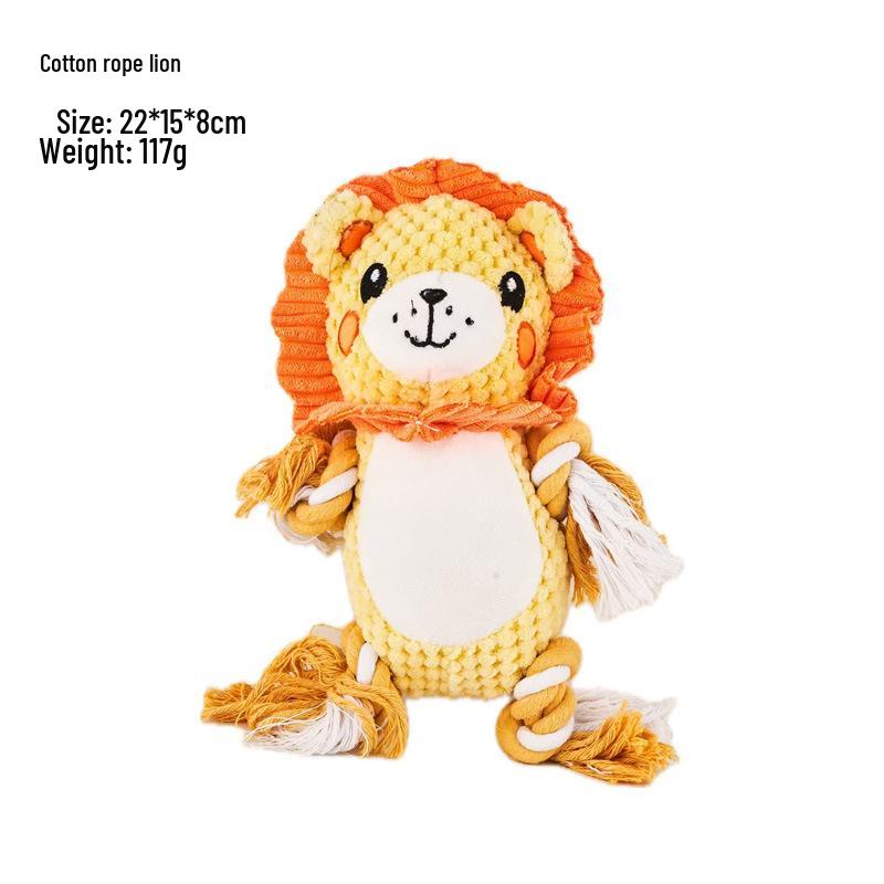 Durable Cartoon Elephant Teething Toy for Pets