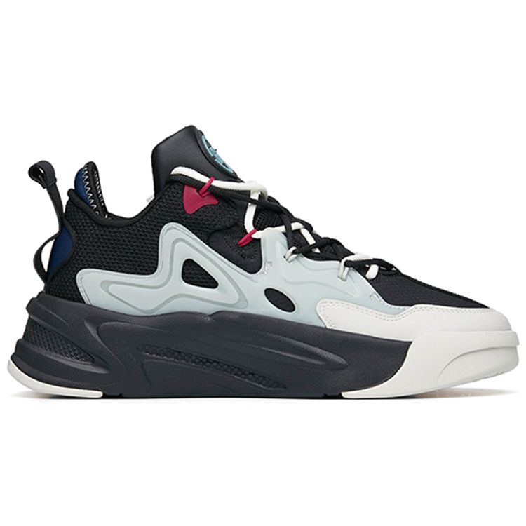 Anta G6 Comfortable Durable Low-Top Sports Casual Shoes Men Sneakers Black Gray Blue 112218082-4