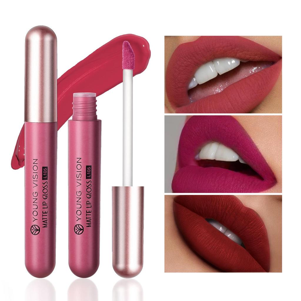 6-color Matte Matte Lip Gloss Set Lip Glaze Set Velvet Lipstick Long-lasting Waterproof Non-smudged and Not Easy To Fade Makeup Lipstick Set