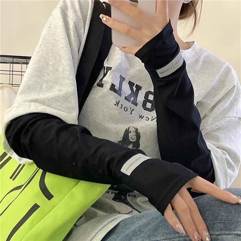 Ice Sleeves: Summer Anti-UV Sun Protection Arm Sleeves, Thin & Breathable, Plus Size for Driving & Cycling, Loose Fit for Men