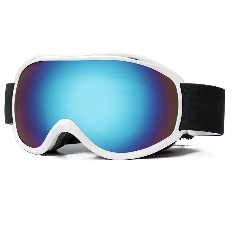 Large spherical ski goggles for outdoor sports, anti-fog ski goggles for men and women, snow goggles