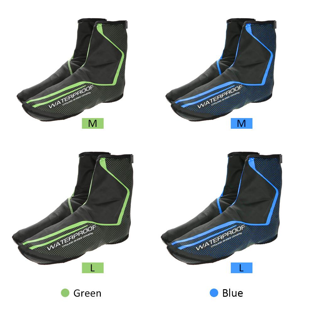 Cycling Bicycle Shoe Covers Waterproof Thermal MTB Mountain Bike Overshoes Protector with Fleece