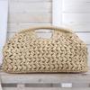 Elegante Damen Kettengewebte Handtasche Stroh Schultertasche Modische Raffia Crossbody Strandtasche Sommer Neu Vielseitige Damen Tasche