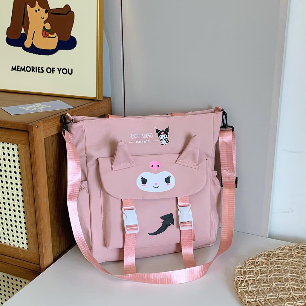 2025 new college style women's bag, student crossbody large-capacity class bag, light tutoring bag, shoulder handbag