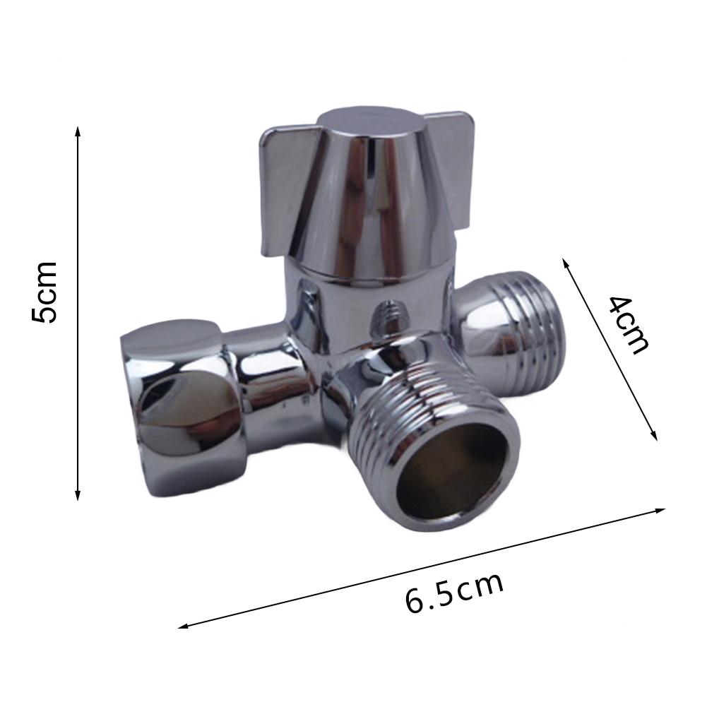 Valve de dérivation de douche à contrôle de débit d'eau Installation sans tracas Construction métallique robuste Compatible avec les pommeaux de douche