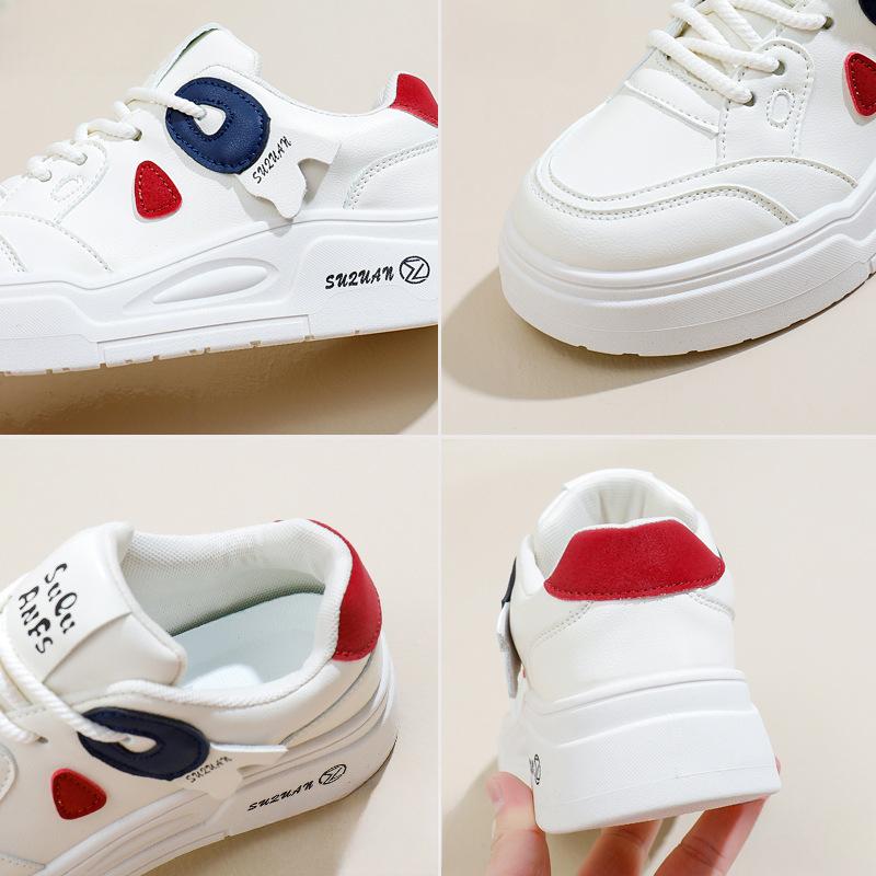 Autumn Easy Wear Shoes New Ins Female Student Raise the Bottom Sports Board Shoes Casual Shoes Fashion